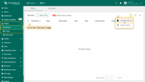 Go to the "Devices" page of the "Entities" section. By default, you navigate to the device group "All". Click on the "+" icon in the top right corner of the table and then select "Add new device" from drop-down menu;