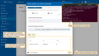 Execute the previously copied command. Once you have successfully published the "temperature" readings, the device state should be changed from "Inactive" to "Active" and you should see the published "temperature" readings. Now, close the connectivity window;