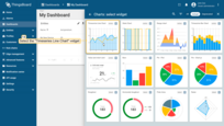 Locate and click on the "Timeseries Line Chart" widget;