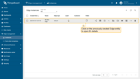 Click an Edge entity row to open it's details;