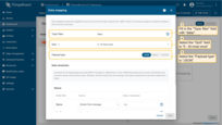 In the opened window, fill in the "Topic filter" field with "data/", select the "QoS" field to "0 - At most once", and select the "Payload type" to JSON.