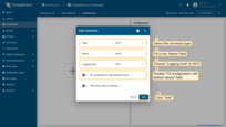 Choose "MQTT" connector type from the dropdown, fill in "Name" field, choose "Logging level" to INFO, disable "Fill configuration with default values" field and click on "Add" button;