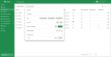 The "Filter" window allows easily filtering of the table by each column.