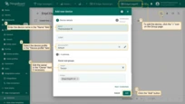 To add the <b>Device</b>, click the <b>"+"</b> icon on the selected group page, and fill in the required <b>Device details</b> fields, such as <b>"Name"</b> and <b>"Device profile"</b>, in the pop-up window. Confirm the action by clicking the <b>"Add"</b> button.