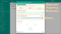 The device is created. A window will open where you can check the device's connection to Klyff Edge. Select the messaging protocol and your operating system. Install the necessary client tools and copy the command;