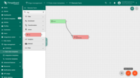 Within the template, configure your rule nodes and flow. After setting up, click the "Apply Changes" icon. Remember, this step will not activate the rule chain on the server; it merely readies it for deployment to an Edge. Let us proceed to the next step to assign this template to an Edge.