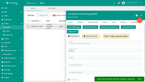 Click on the "Copy access token" (token will be copied to your clipboard).