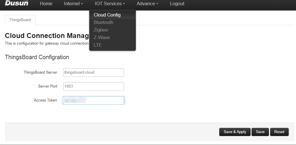 Filling credentials in Cloud Config