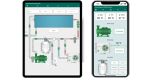 This view demonstrates the flexibility of the dashboard, allowing you to manage and monitor the swimming pool SCADA system across different devices, including tablets and smartphones.