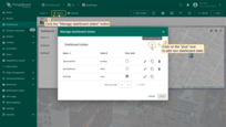 Click on the "Manage dashboard states" menu option, then click the "plus" icon to add new dashboard state;