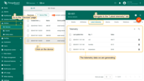 After waiting for the period specified in the generator nodes, you will be able to see the telemetry on the "Latest telemetry" tab of your devices.