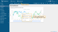 To copy a widget, right-click on the widget and select "Copy" (Ctrl+C);