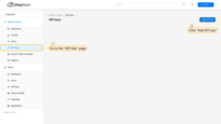 Go to the "API keys" page, and click "Add API key";