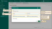 Enter a descriptive title for the client, and select the "Google" from the dropdown menu as the authentication provider. Provide the Client ID and Client Secret obtained from your authentication provider. Configure advanced settings as necessary. Then, click "Add".
