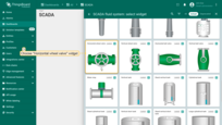 Choose the "Horizontal wheel valve" widget.