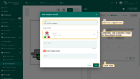 Optionally, add a preview image for the widget bundle and click "Add";