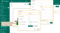 The "Get attribute" action type subscribes to a target entity's attribute value, updating the widget when this attribute changes.