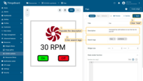 SCADA editor actions.