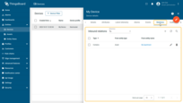 This tab displays the relationships of this device with other devices, dashboards, assets, and other entities in the Klyff system.